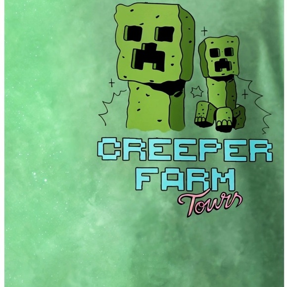 Minecraft Creeper, Graphic Short Sleeve T-Shirt, Unisex Kids - Picture 3 of 5